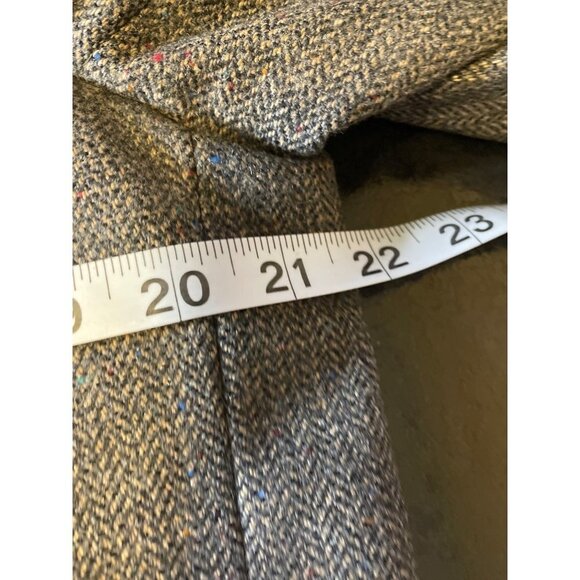 Vintage Giorgio Brown Wool Tweed Men’s Blazer Jacket Sz 42L - Picture 6 of 12